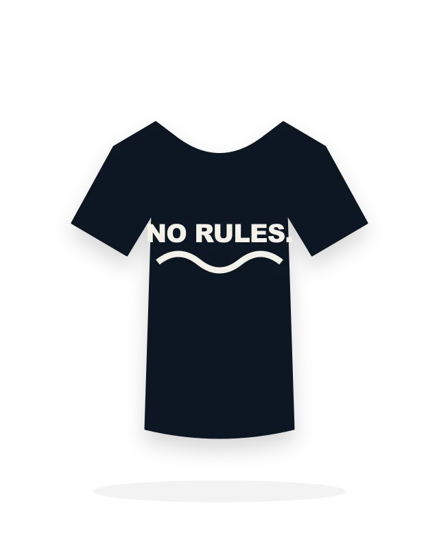 Camiseta No Rules